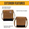 Carhartt Crossbody Snap Bag, Durable, Adjustable Crossbody Bag with Flap Over Snap Closure(Carhartt Brown)