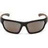 Carhartt Gear CHB291 Carbondale Antique Mirror Polarized Lens – One Size Fits All – Black(Antique Mirror Lens/ Black/Tan Frame)