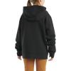 Carhartt Girls’ Hooded Pullover Sweatshirt(Caviar Black)