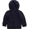 Carhartt Kid’s CA6273 Long-Sleeve Half-Zip Sweatshirt – Boys(Caviar Black & White)