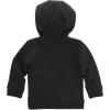 Carhartt Kid’s CA6273 Long-Sleeve Half-Zip Sweatshirt – Boys(Caviar Black (Blue Logo))