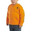 Carhartt Kid’s CA6273 Long-Sleeve Half-Zip Sweatshirt – Boys(Exotic Orange)