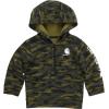 Carhartt Kid’s CA6273 Long-Sleeve Half-Zip Sweatshirt – Boys(Green Camo)
