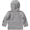 Carhartt Kid’s CA6273 Long-Sleeve Half-Zip Sweatshirt – Boys(Grey Heather)
