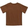 Carhartt Kid’s CA6509 Short-Sleeve Tool Pocket T-Shirt – Boys(Brown)