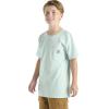 Carhartt Kid’s CA6655 Short-Sleeve Pocket T-Shirt – Unisex(Light Blue)