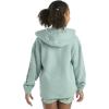 Carhartt Kid’s CA7108 Long-Sleeve Quilted Jersey Half Zip Sweatshirt – Girls(Med Green)