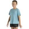 Carhartt Kid’s CA7109 Short-Sleeve Tonal Patch Pocket T-Shirt – Girls(Adriatic Blue)
