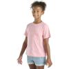 Carhartt Kid’s CA7109 Short-Sleeve Tonal Patch Pocket T-Shirt – Girls(Peony)