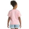 Carhartt Kid’s CA7109 Short-Sleeve Tonal Patch Pocket T-Shirt – Girls(Peony)