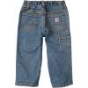 Carhartt Kid’s CK8303 Washed Dungaree Pant – Boys(Denim Medium Wash)