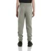 Carhartt Kid’s CK8429 Fleece Logo Sweatpant – Boys(Charcoal Grey Heather)