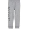 Carhartt Kid’s CK8429 Fleece Logo Sweatpant – Boys(Charcoal Heather)