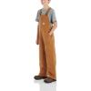 Carhartt Kid’s CM8603 Washed Duck Bib Overall – Boys(Carhartt Brown)