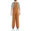 Carhartt Kid’s CM8603 Washed Duck Bib Overall – Boys(Carhartt Brown)