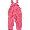 Carhartt Kid’s CM9712 Loose Fit Canvas Bib Overall – Girls(Carhartt Pink Lemonade)