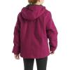Carhartt Kid’s CP9547 Canvas Insulated Hooded Jacket – Girls(Sierra Plum Caspian)