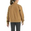 Carhartt Kid’s CP9579 Rugged Flex Canvas Jacket – Girls(Carhartt Brown)