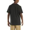 Carhartt Kids’ Short Sleeve Pocket T-Shirt Tee Shirt(Black)
