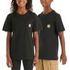 Carhartt Kids’ Short Sleeve Pocket T-Shirt Tee Shirt(Black)