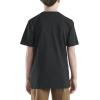 Carhartt Kids’ Short Sleeve Pocket T-Shirt Tee Shirt(Black Caviar)