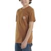 Carhartt Kids’ Short Sleeve Pocket T-Shirt Tee Shirt(Brown)