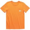 Carhartt Kids’ Short Sleeve Pocket T-Shirt Tee Shirt(Exotic Bright Orange)