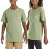 Carhartt Kids’ Short Sleeve Pocket T-Shirt Tee Shirt(Loden Frost)