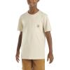 Carhartt Kids’ Short Sleeve Pocket T-Shirt Tee Shirt(Malt Tan)