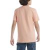 Carhartt Kids’ Short Sleeve Pocket T-Shirt Tee Shirt(Peach Amber)