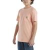 Carhartt Kids’ Short Sleeve Pocket T-Shirt Tee Shirt(Peach Amber)