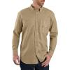 Carhartt Men’s 104138 Flame-Resistant Force® Lightweight Long Sleeve Sh(Dark Khaki)