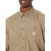 Carhartt Men’s 104138 Flame-Resistant Force® Lightweight Long Sleeve Sh(Dark Khaki)
