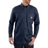 Carhartt Men’s 104138 Flame-Resistant Force® Lightweight Long Sleeve Sh(Navy)