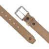 Carhartt Men’s A0005507 Detroit Belt(Brown W/ Brushed Nickel Finish)