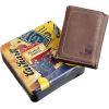 Carhartt Men’s B0000209 Nubuck Trifold Wallet(Brown (Trifold))