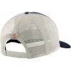 Carhartt Mens Canvas Mesh-Back Generations Patch Cap(Light Faded Navy)