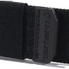 Carhartt Men’s Casual Belts, W/Heavy Duty Flexible Stitching, Available in Multiple Styles, Colors & Sizes(Rugged Flex Nylon Webbing (Black))
