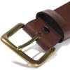 Carhartt Men’s Casual Bridle Leather Belts, Available in Multiple Styles, Colors & Sizes(Bridle Leather Classic Buckle (Brown))