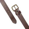 Carhartt Men’s Casual Bridle Leather Belts, Available in Multiple Styles, Colors & Sizes(Bridle Leather Classic Buckle (Brown))