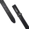 Carhartt Men’s Casual Bridle Leather Belts, Available in Multiple Styles, Colors & Sizes(Bridle Leather Scratchless Belt (Black))