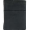 Carhartt Men’s Casual Saddle Leather Wallets, Available in Multiple Styles and Colors(Black (Trifold))