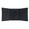 Carhartt Men’s Casual Saddle Leather Wallets, Available in Multiple Styles and Colors(Black (Trifold))