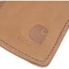 Carhartt Men’s Casual Saddle Leather Wallets, Available in Multiple Styles and Colors(Carhartt Brown (Front Pocket))