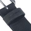 Carhartt Men’s Durable Full Grain Saddle Leather Classic Belts, W/Rugged Antique Nickle Hardware(Black)