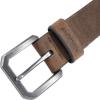 Carhartt Men’s Durable Full Grain Saddle Leather Classic Belts, W/Rugged Antique Nickle Hardware(Dark Brown)