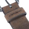 Carhartt Men’s Durable Full Grain Saddle Leather Classic Belts, W/Rugged Antique Nickle Hardware(Dark Brown)