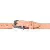 Carhartt Men’s Durable Full Grain Saddle Leather Classic Belts, W/Rugged Antique Nickle Hardware(Lt. Natural)