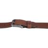 Carhartt Men’s Durable Full Grain Saddle Leather Classic Belts, W/Rugged Antique Nickle Hardware(Red Brown)