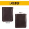 Carhartt Men’s Durable Oil Tan Leather Wallets, Available in Multiple Styles(Trifold)